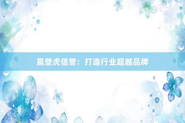 赢壁虎信誉：打造行业超越品牌
