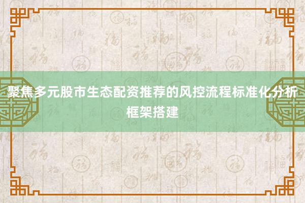 聚焦多元股市生态配资推荐的风控流程标准化分析框架搭建