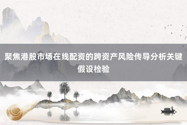 聚焦港股市场在线配资的跨资产风险传导分析关键假设检验